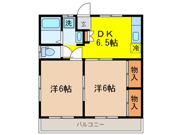 第二末広荘の物件間取画像